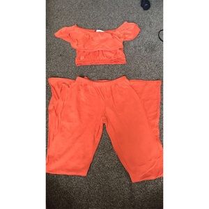 Orange two piece